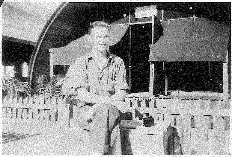 Jordan Baris in his U.S. Navy uniform, Philippines, 1946