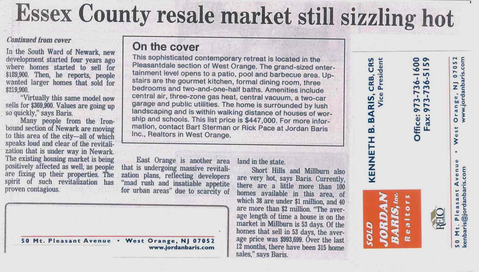 Star-Ledger feature continued, August 2004